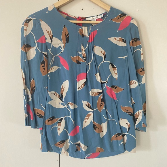 Blue Patterned Blouse - Picture 1 of 6